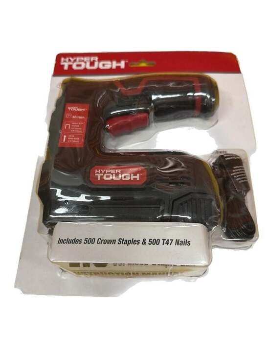 Hyper Tough 4-Volt Lithium-Ion Cordless Rechargeable Staple Gun - Picture 2 of 6